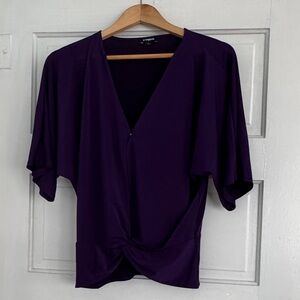 Express Deep Purple Women's Blouse XS